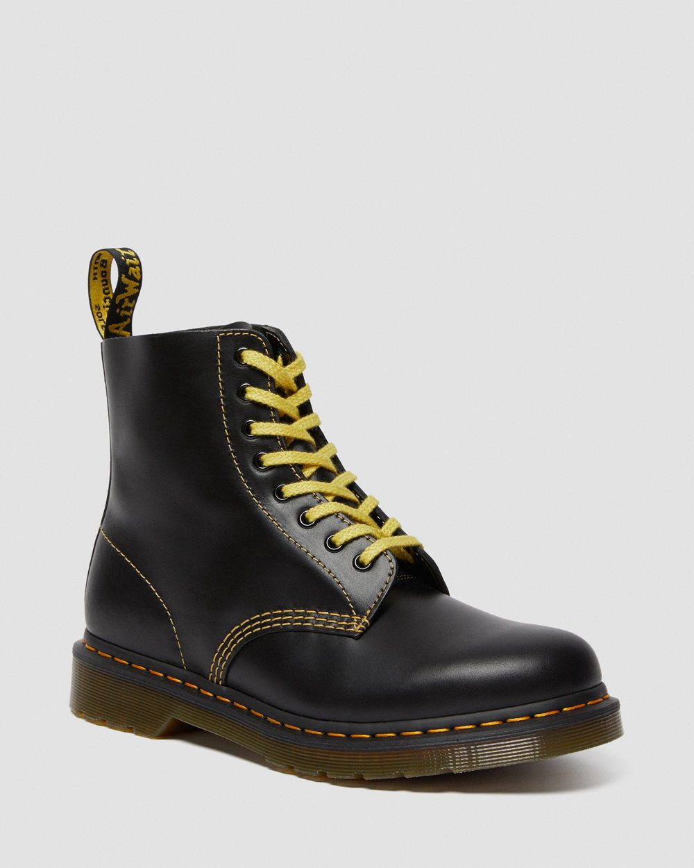 Dr Martens 1460 Pascal Atlas Kožené Šnurovacie Topánky Damske ( Tmavo Siva ) SK 837-TPXEVC